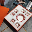 12pcs Espresso Cups Set Ceramic Coffee Tea Cups With Plates And Handles