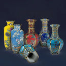 Chinese Antique Ceramic Vase Enamel Flower Bird Porcelain Decor