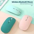 Bluetooth Wireless Mouse Silent Portable For Laptop IPad Tablet PC