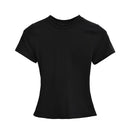 Women's Slim Fit Casual T Shirt Short Sleeve Solid Trendy Top