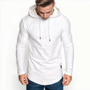 Men's Hoodies Casual Autumn Winter Loose Fit Solid Color Sweater