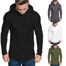 Men's Hoodies Casual Autumn Winter Loose Fit Solid Color Sweater