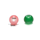 30 50pcs 6mm Glass Round Beads Colorful Spacer For Jewelry Making