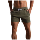 Mens Cargo Shorts Casual Colorful Striped Sports Beach Pants Plus Size