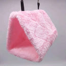 Soft Plush Bird Hammock Parrot Nest Hut Tent Hanging Bed