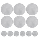 Set Of 12 Round Braided Table Mats Non Slip Heat Resistant Pads