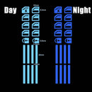 18Pcs Car Luminous Door Window Lift Button Stickers Set Interior