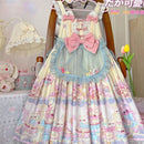 Sweet Lolita Dress Vintage Gothic Sleeveless Summer Princess JSK