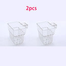 Aquarium Plant Basket Transparent Hanging Pot Aquatic Plants Holder