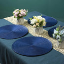 Round Dining Table Placemat 38cm Biodegradable Woven Insulation Mat