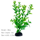 Artificial Aquarium Plants Green Plastic Underwater Fish Tank Decor