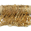 Gold Plated Hematite Beads Star Heart Shapes Loose Jewelry Beads