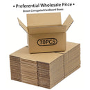 Small Mailing Boxes Brown Corrugated Cardboard Mailer With Lids