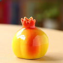 Handmade Ceramic Pomegranate Vase Small Decorative Flower Ornament