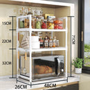 Multi-functional Double Kitchen Microwave Rack Oven Seasoning Storage Rack