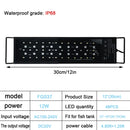 Aquarium LED Light Full Spectrum Waterproof For Fish Tank 30-60cm