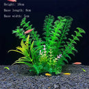 Artificial Aquarium Plants Green Plastic Underwater Fish Tank Decor