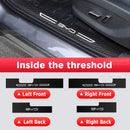 Car Carbon Fiber Door Sill Sticker For BYD Dolphin Mini EV Threshold