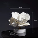 Imitation Coral Ornaments Resin Crystal Metal Tree Ocean Decor Figurines