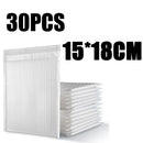 10Pcs White Bubble Mailer Envelope Self Seal Shipping Bags
