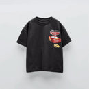 Boys Cartoon T-shirts Summer Short Sleeve Casual Printed Tees