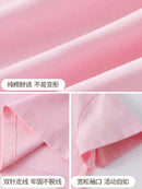 Girls Strawberry Milk Shake T-shirt Cute Pink Cartoon Short Sleeve Tee