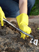 2-in-1 Manganese Steel Hand Weeder Garden Rake Soil Loosening Tool