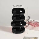 Modern Pink Glass Vase Hydroponic Flower Vase For Home Decor