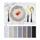 Kitinjoy Heat Resistant Placemats Waterproof Faux Leather Table Mats Easy Clean