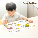 20PCS Disposable Baby Placemats Kids Portable Table Mats For Children