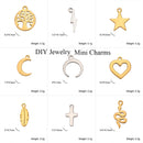 5pcs Stainless Steel Tree Of Life Charms For Jewelry Crafting