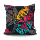 45x45CM Tropical Plant Parrot Sofa Cushion Cover Set Decorative