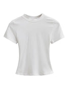 Women's Slim Fit Casual T Shirt Short Sleeve Solid Trendy Top