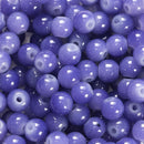 30 50pcs 6mm Glass Round Beads Colorful Spacer For Jewelry Making