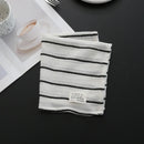 Black And White Striped Tablecloth Dining Mat Placemat Coaster