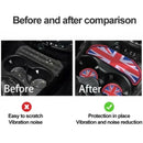 Mini Cooper Silicone Cup Holder Mat Set Non-Slip Interior Accessories