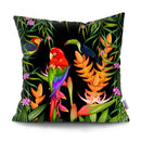 45x45CM Tropical Plant Parrot Sofa Cushion Cover Set Decorative