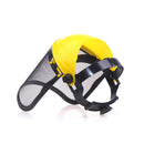 Garden Grass Trimmer Safety Helmet With Full Face Mesh Mask