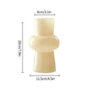 Modern Pink Glass Vase Hydroponic Flower Vase For Home Decor