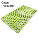 Anti Slip Bath Mat With Drain Holes Antibacterial Rubber Shower Mat