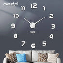 MCDFL Luxury 3D Wall Clock For Living Room Kitchen Bedroom Decor