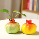 Handmade Ceramic Pomegranate Vase Small Decorative Flower Ornament