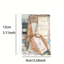 Vintage Scrapbooking Paper Kit 100pcs Light Scrapbook Craft Materials