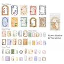 Vintage Scrapbooking Paper Kit 100pcs Pack Light DIY Journal Decor Materials