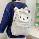 Kawaii Bear Backpack Large Capacity Student School Bag Shoulder Bag
