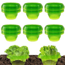 6 Or 12Pcs Garden Plant Cloches Reusable Bell Covers For Protection
