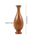 Mini Walnut Wood Vase Decorative Tabletop Dry Flower Arrangement