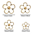 4Pcs Car Air Freshener Clips Daisy Scented Vent Aroma Accessories