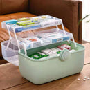 Large Capacity Portable Medicine Organizer Box For Home Storage