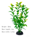 Artificial Aquarium Plants Green Plastic Underwater Fish Tank Decor